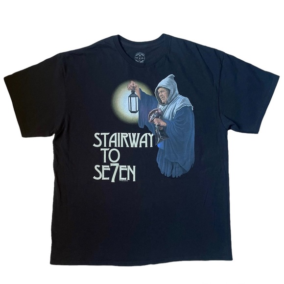 Men’s Funny Graphic Tee “Stairway to Seven” Bill Belichick Patriots - Size XL - Picture 1 of 5